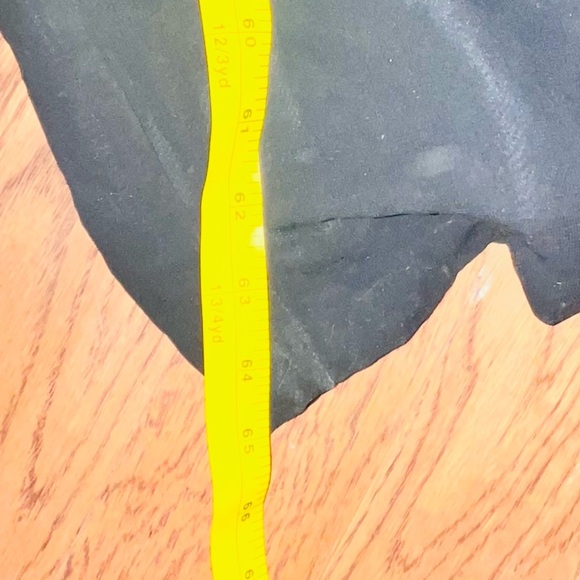 Black Silk Chiffon Jumpsuit with Gold Beaded Batwing Sleeves | Esé Azénabor - Picture 8 of 9